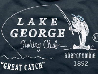 Abercrombie Kids shirt abercrombie fish fishing hand type tee shirt