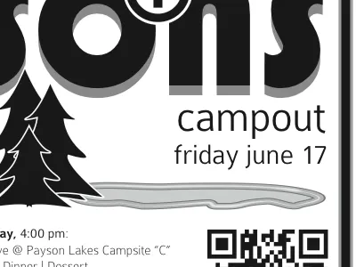 Fathers + Sons Flyer (finished) fathers and sons monochrome qr qr codes type