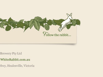 Follow the rabbit... design edm illustration