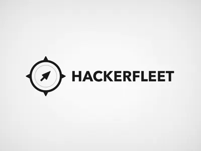 Hackerfleet Minimal 01 compass cursor logo mouse