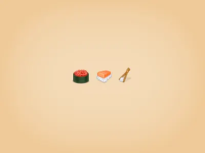 Sushi icons sushi