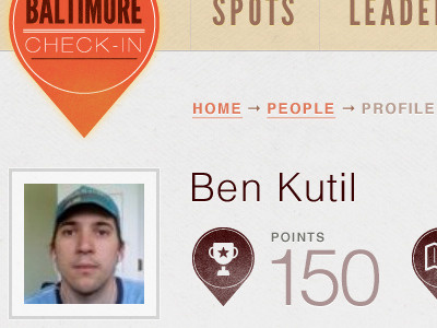 My Profile baltimore foursquare nostalgia photoshop