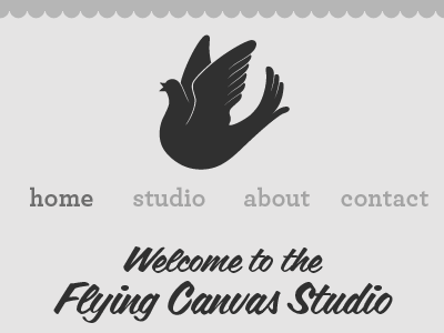 Artist Portfolio - Sm Screen Layout artist design logo mockup navigation portfolio responsive screen small web website
