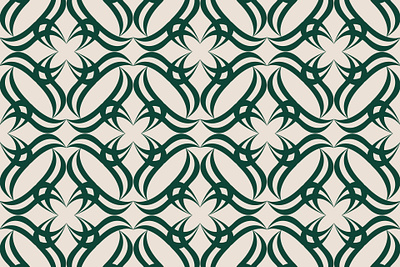 BULL HORN - SEAMLESS PATTERN bull horn cream dark green design fabric graphic design handbag illustration label design off white packaging design pattern pattern design print seamless pattern surface pattern textile wallpaper wrapping paper