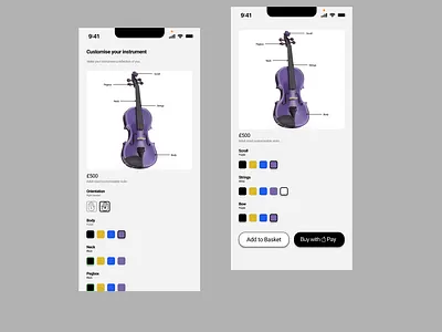 Day 33: Customisable product dailyui