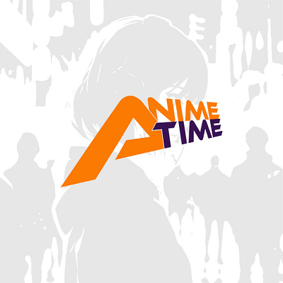 Anime Time Logo anime branding design graphic design illustration inspire logo logotype manga movie serial time tv typography vector