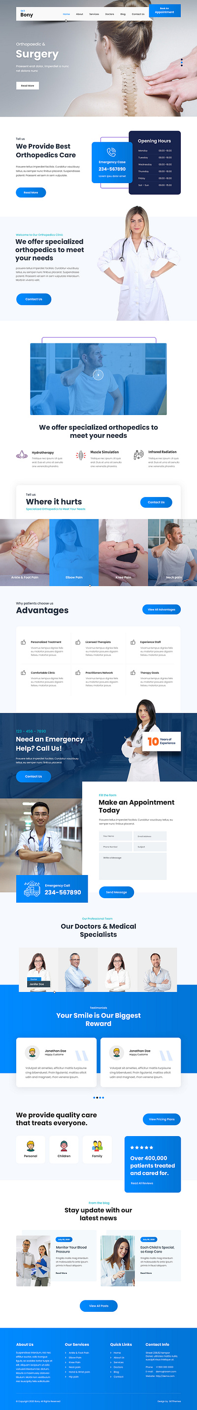 Chiropractor WordPress Theme – Designed for Health Professionals chiropractic chiropractor design theme design ui website builder wordpress template wordpress theme