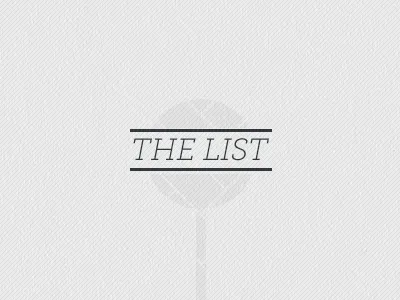 The List list museo slab mysterious