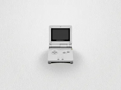 GameBoy Advance SP advance game boy gameboy handheld icon nintendo sp