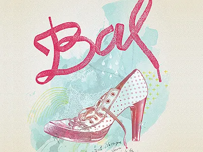 Bal cultural event graphic design illustration poster typography