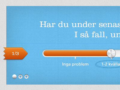 Slideshow slider blue header knob orange slider slideshow