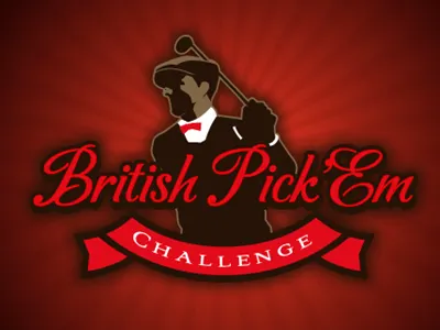 British Pick 'Em (NOT USED) banner golf logo sports