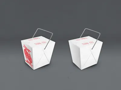 PopTakeout Icon asian box chinese food icon takeout