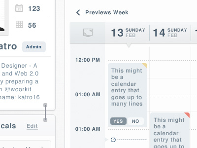 Calendar blue calendar grey lighter ui