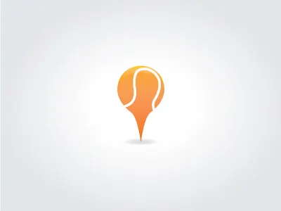 Tennis ball pin point ball mark pin push tennis