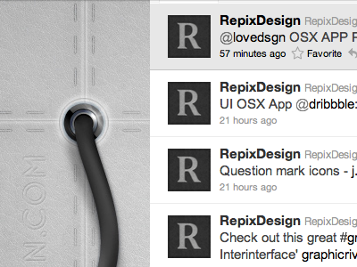 Shot #194556 background cable connect fabric repixdesign stitch twitter