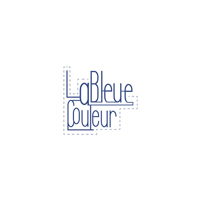 Logo Design Project " La Couleur Bleue " des desi design graphic design logo logodesign typo typography