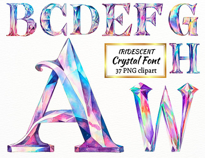 Crystal Alphabet - Fonts