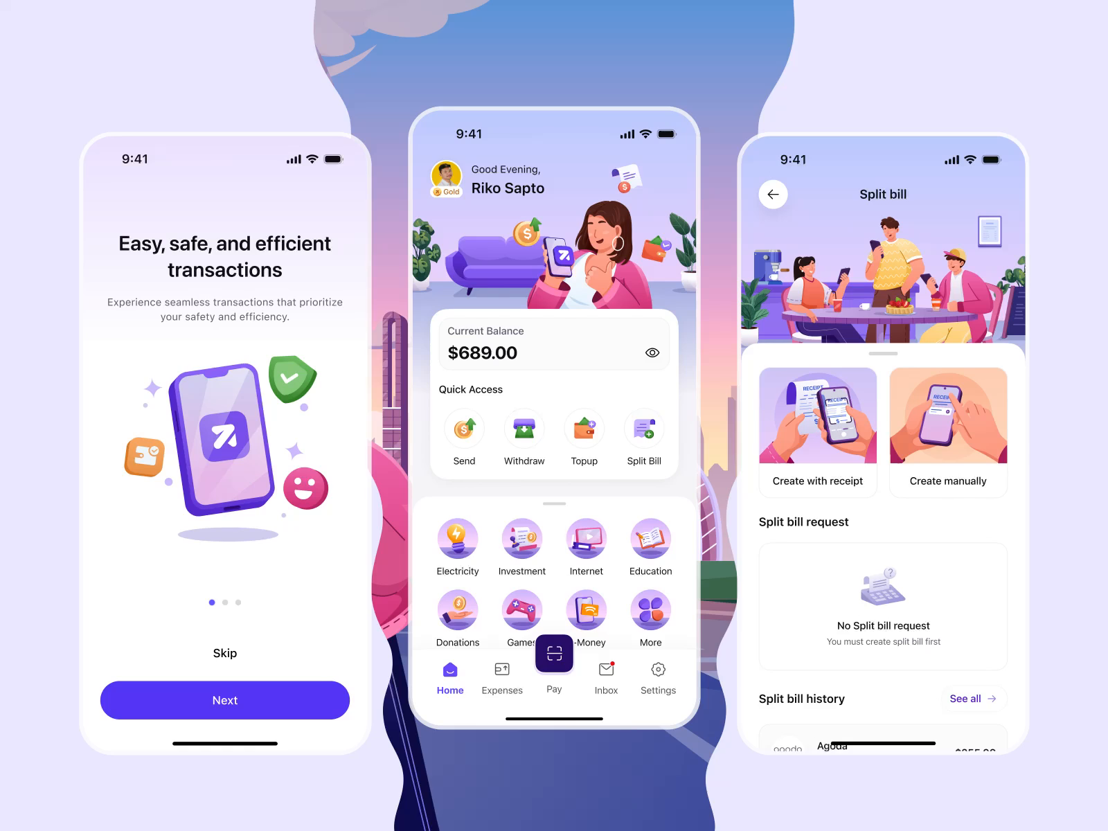 Example of Zenith - Digital Payment SuperApp Animation 💸