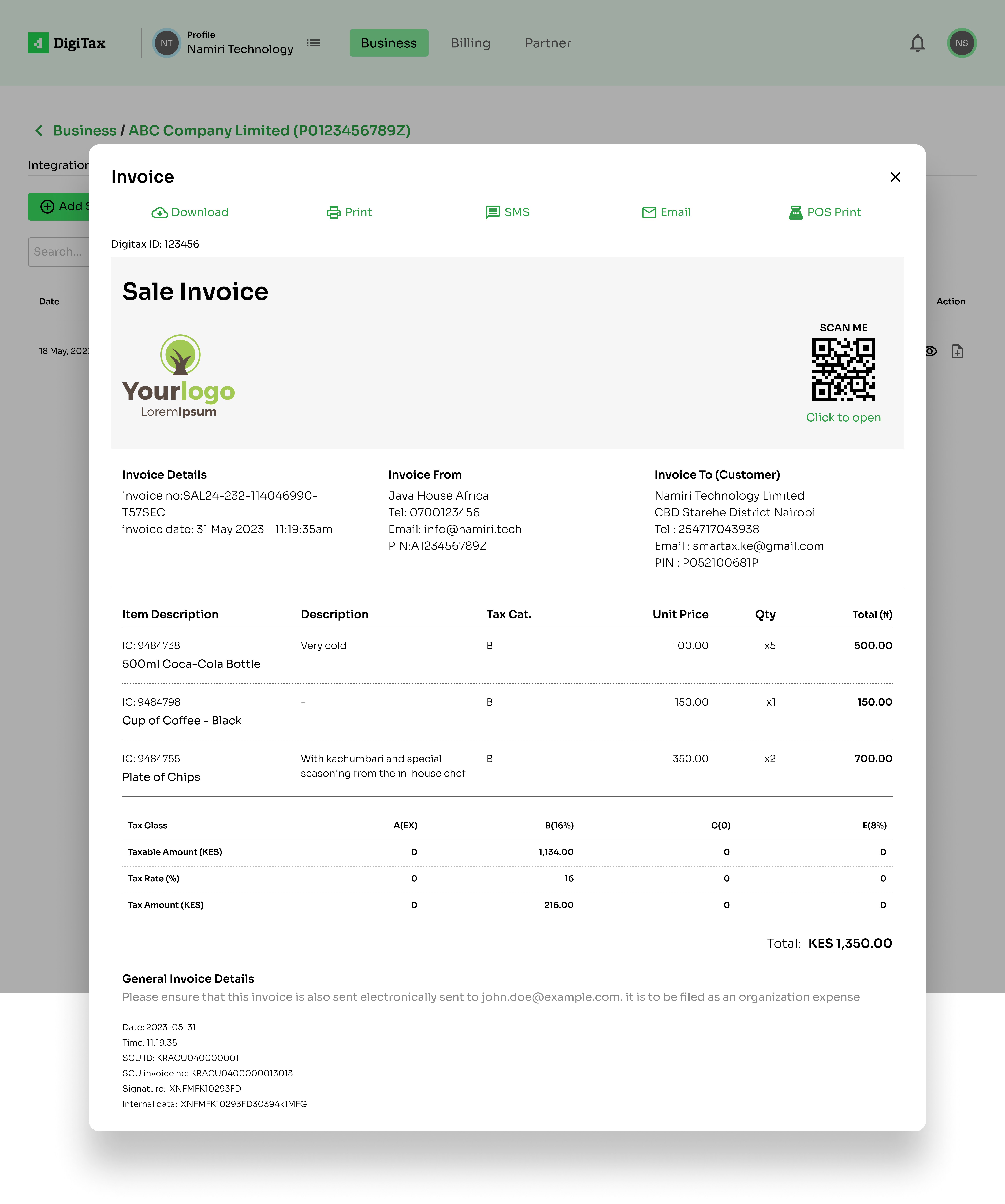Example of Long Term Product Design (Annual) 