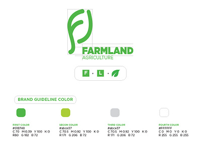 Farmland logo creation branding logo