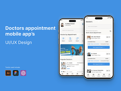 Doctors appointment mobile apps design doctor appointment app health tracker app healthcare app ui medical app design patient portal ui telemedicine app