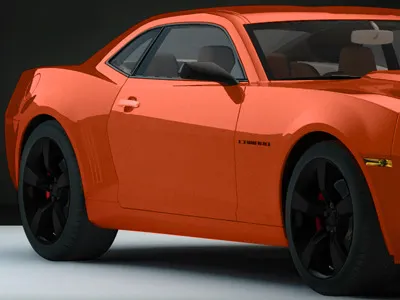 Camaro Meltdown 3d automotive car cg modeling studio