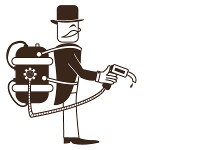 Choffee Guy choffee gun machine mustache tasty