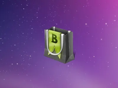 Bitsy Icon bag bitsy icon ribbon shopp