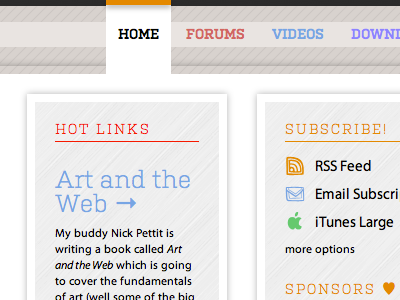 Sidebar(s) in Progress
