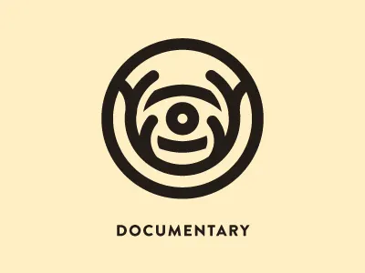 Documentary icon subcategory symbol