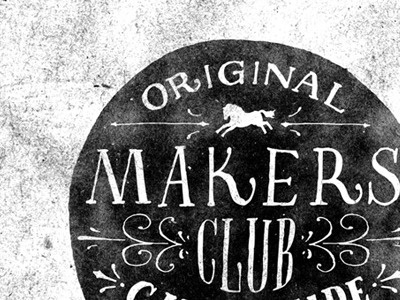 Makers illustration lettering process