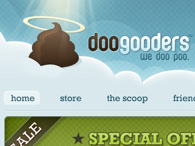 DooGooders - Logo/Web crap doogooders halo logo poop web