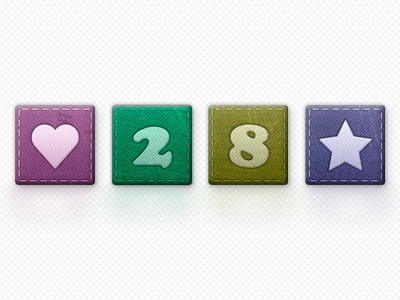 Elementary School icons icons soft stitch textile