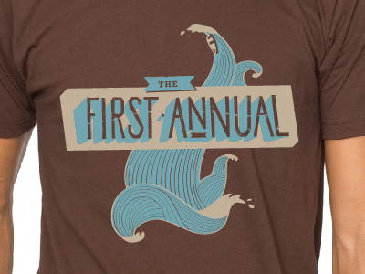 Hotcakes lettering teeshirt wave