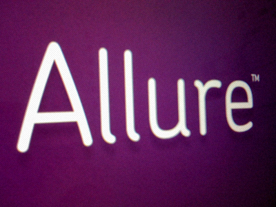 Allure™ logotype logo logotype wordmark