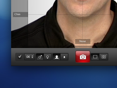 Photo-App User Interface button passport photo shoot ui