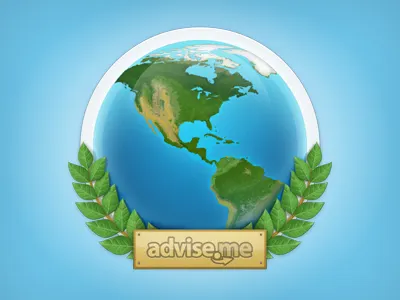 The GSI Badge badge globe