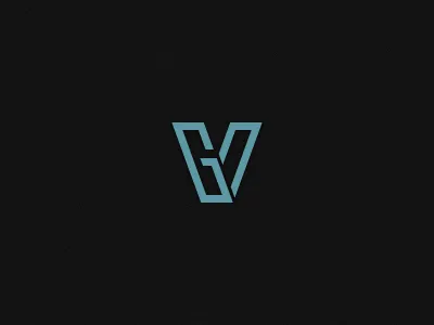 Greg V Chosen black blue consulting g go hidden logo monogram v