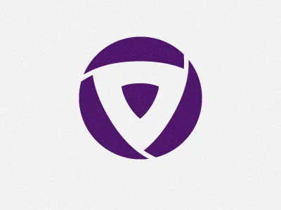 V band brand circle globe logo mobius monogram shield strip symbol v