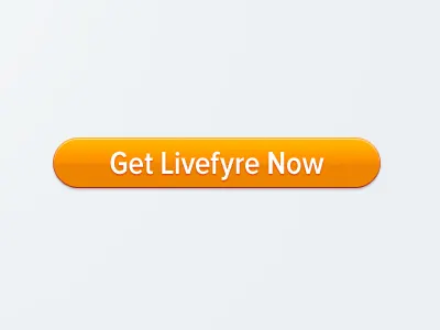Get Livefyre Now button orange proxima nova condensed shiny