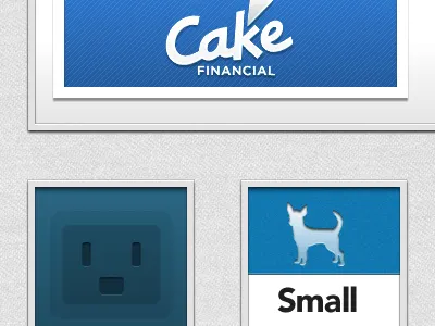 Cake, Robots and Dogs, Oh My! blue fireworks gallery paper texture portfolio process product design work workflow