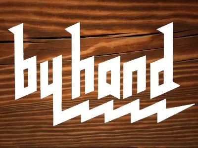 By Hand, random type type