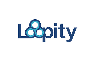 Loopity Communications Logo branding design graphic design infinity logo loop