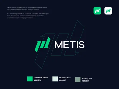 M letter logo - Tech company logo app icon branding design identity logo logo design logo designer logo mark m logo modern logo symbol tech logo