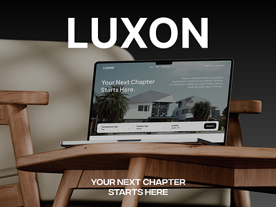 🏡Luxon Real Estate branding design design exploration real estate homepage real estate webiste ui ui design user interface website design