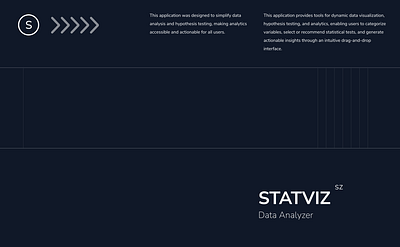 Statviz - Data Analyzer free tool case study pro product development ui ux