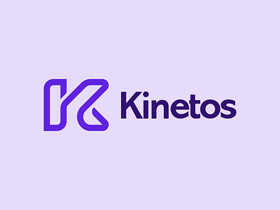 Kinetos - Monogram Logo brand branding design graphic design identity illustration k k letter k logo letter logo lettering lettermark logo logo design logotype monogram tech text logo wordmark