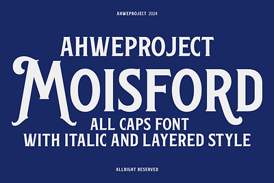 Moisford - All Caps Font hipster