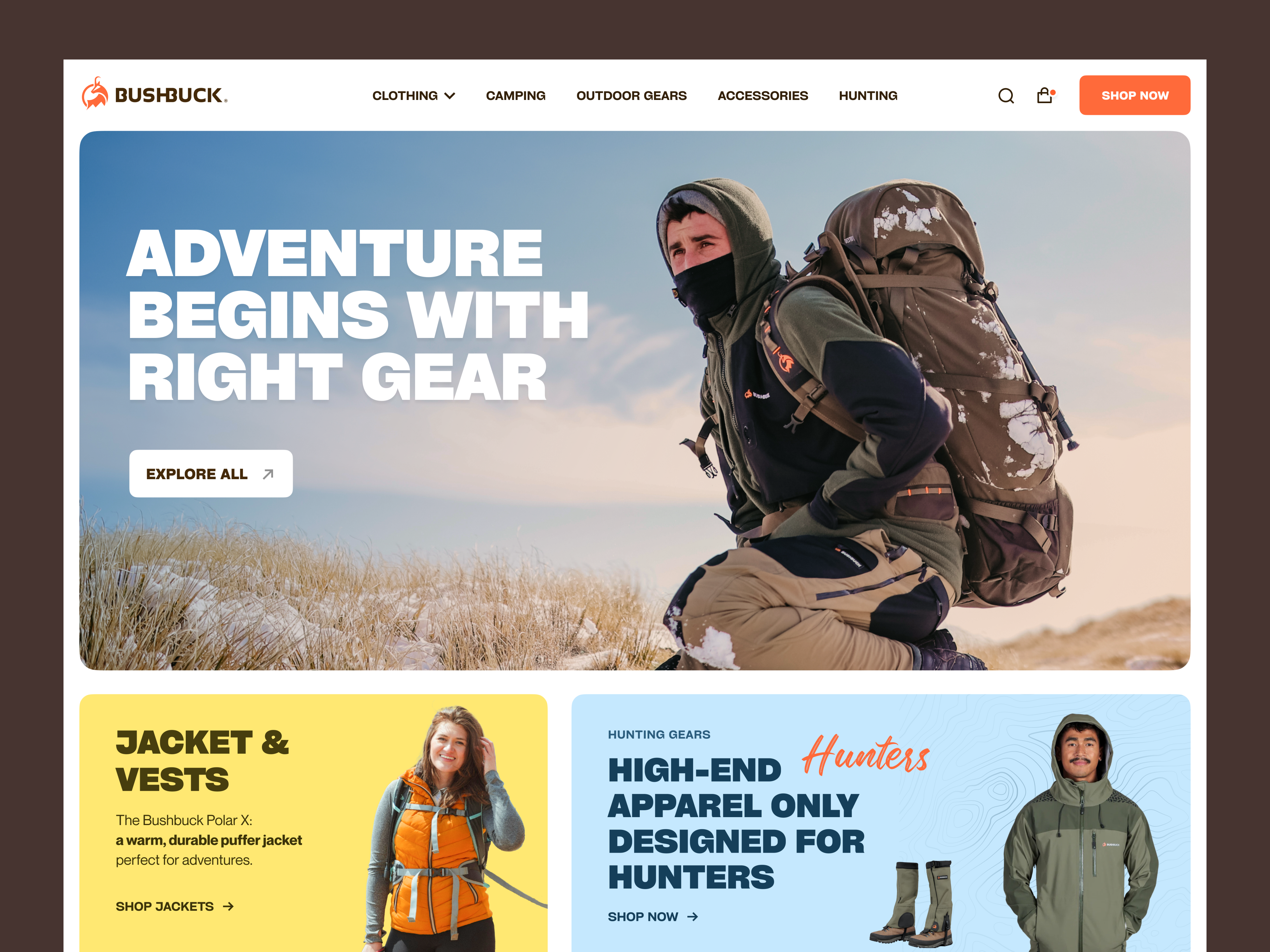 Example of Website Design (5 Pages)